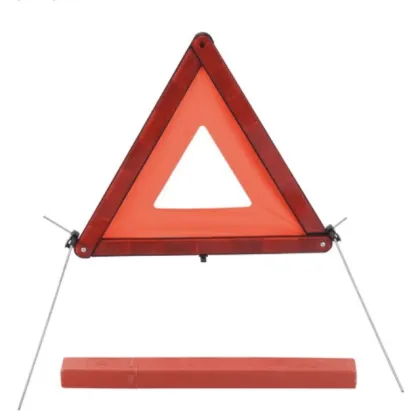 Folding Car Triangle Warning Frame with LED Lights