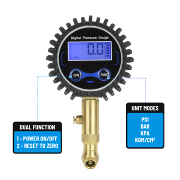 Portable Digital Tire Pressure Gauge for Easy and Accurate Carrying