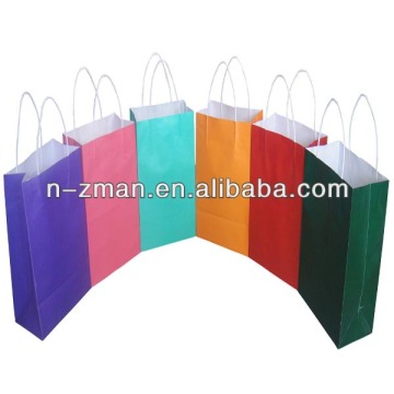 Recycled Paper Carrier Bag,Kraft Carrier Paper Bag,Carrier Paper Bag