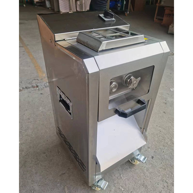 Long Slice Fresh Meat Slicer Machine for Steak, Mutton, and Meat Slices - 25mm Blade