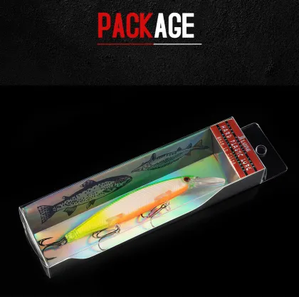 OEM 12.5cm Floating Minnow Artificial Bait for Ocean Fishing