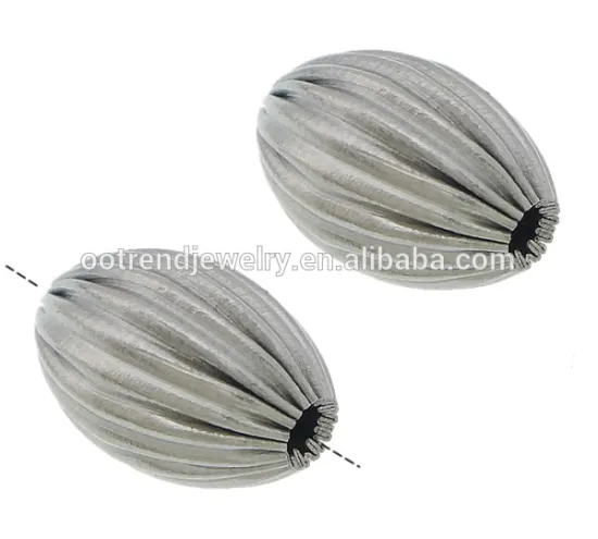Oval shape designer stainless steel jewelry accessories parts