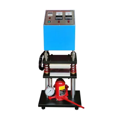 Hong Jin Laboratory Small Rubber Single Layer Manual Flat Plate Vulcanizer