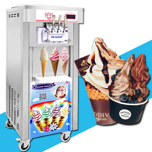 Máquina de sorvete macio de iogurte congelado comercial pró-Taylor