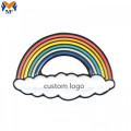 Pin de solapa de esmalte de nubes de nubes de arcoiris personalizado