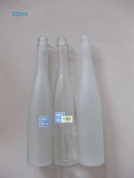 Frosted Juice Glass Bottles