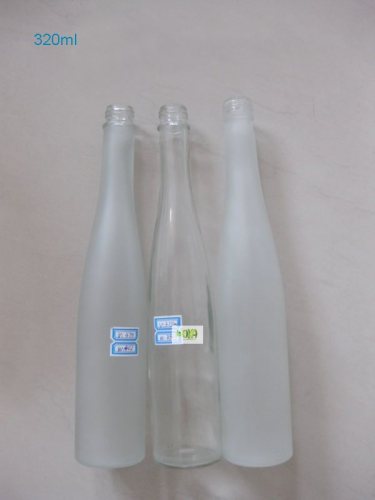 Frosted Juice Glass Bottles