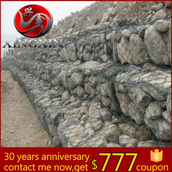 home depot galvanized hexagonal gabion mesh basket for erosion control