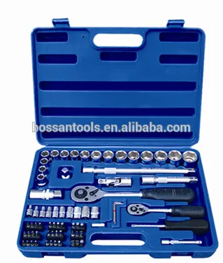 72pcs plastic case 1/2,1/4 chrome vanadium socket set