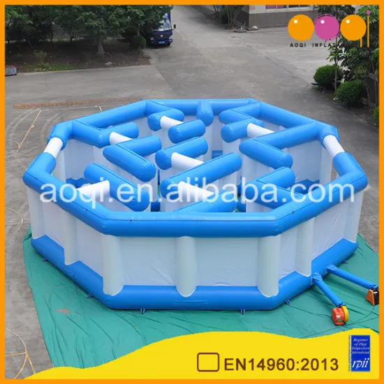 Round interactive inflatable game labyrinth inflatable maze for outdoor leisure activities