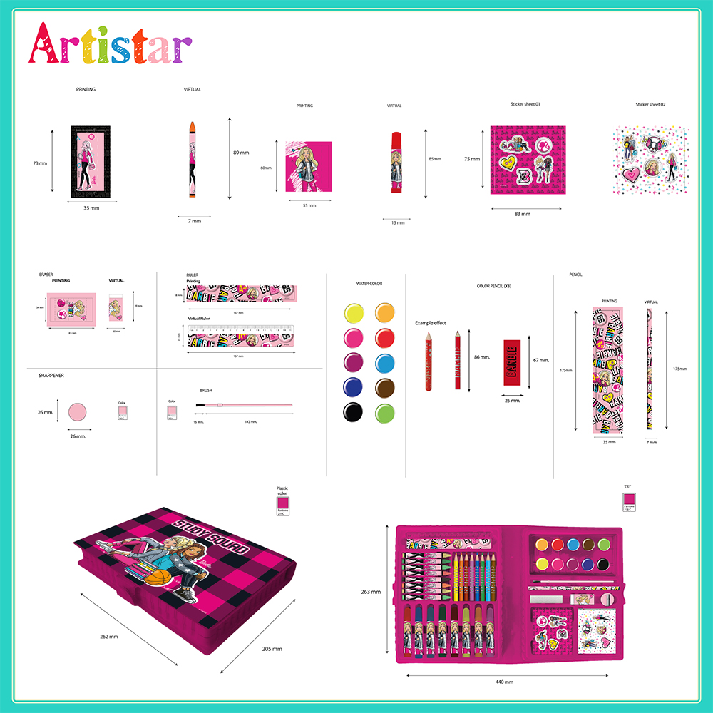 Barbie Art Set 2