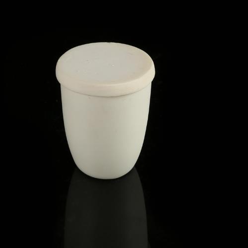 Low Form Glazed Porcelain Crucibles with Lid 18ml