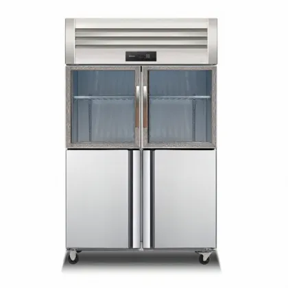 Commercial Stainless Steel Four Door Fridge Refrigerator