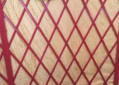 Wind-Resistant Outdoor Steel Mesh Frame Yurt for Scenic Area Accommodation