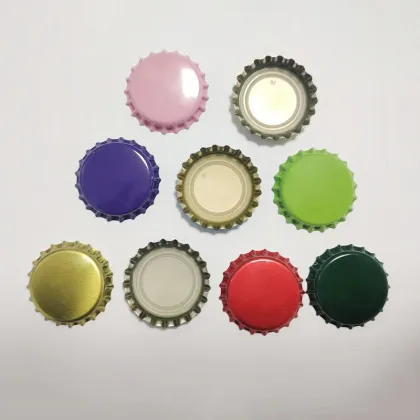 Custom 26mm Crown Beer Caps - Metal and Tinplate for Soda Water Bottles