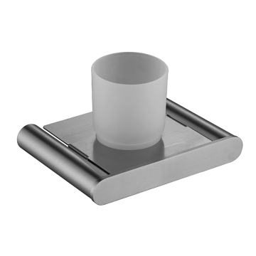 Factory Outlet Wall Single Tumbler Cup Holder Bathroom Glass Toothbrush Holder
