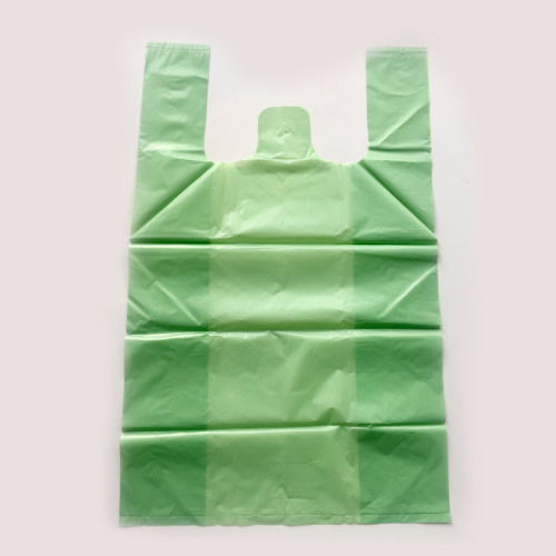 Camiseta de plastico para llevar bolsa de transporte para comestibles