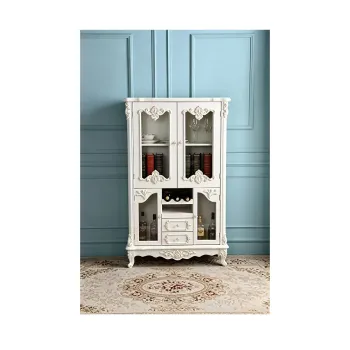 Stylish 4-Door Buffet Cabinet with Ample Storage
