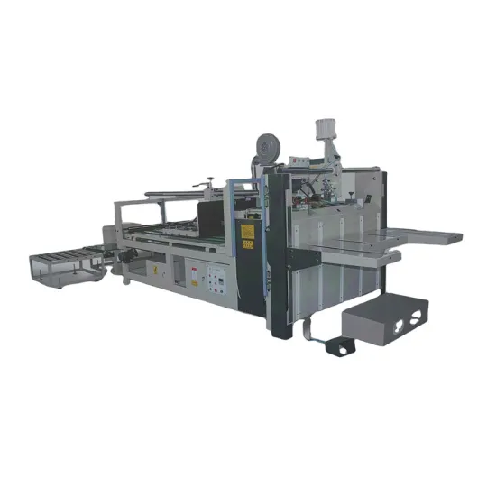 Semiautomatic Folder Gluer Machine for Corrugated Cardboard