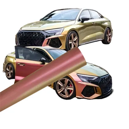 Platinum Honey Lime Car Wrap