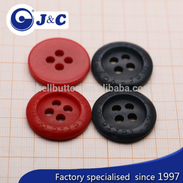 red colour/black colour real corozo buttons