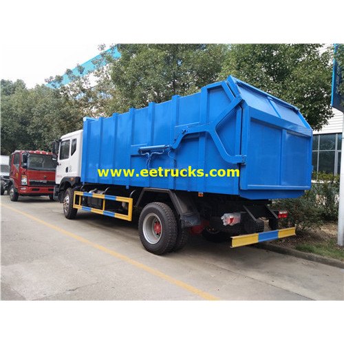 12 CBM Dongfeng Docking Trash Camions