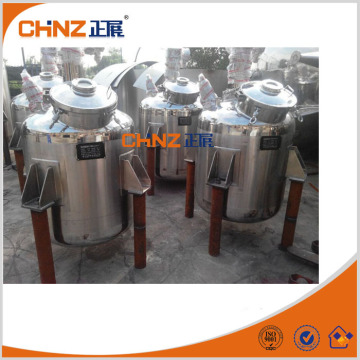 High quality stainless steel heating jacketed mixing tank