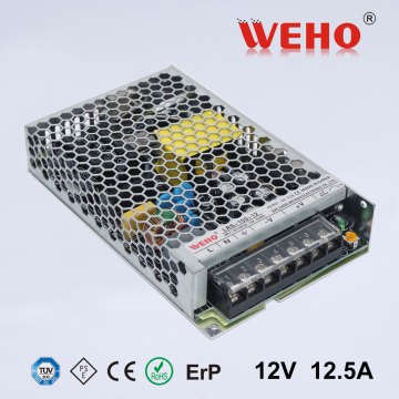 30 mm Low-Profile-Design-Schaltnetzversorgung 12V 12,5a LRS-150-12