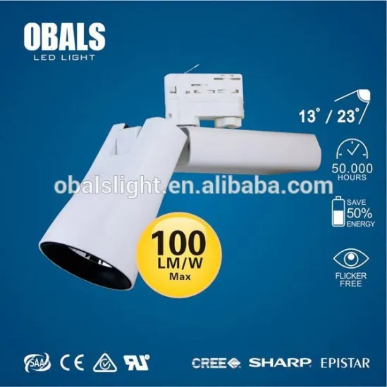 30w cree cob saa ce rohs led track light