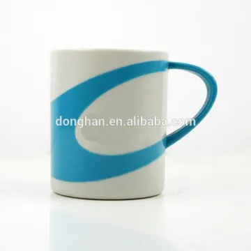 creative handle ceramic mug with special handle