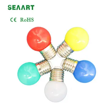 G45 0.5W LED colorful bulb e27