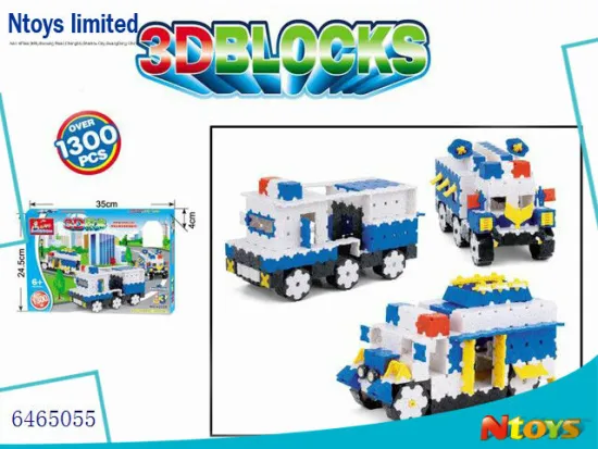 6465055 3D PUZZLE PATROL WAGON 1300PCS