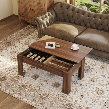 Modern MDF Coffee Table with Lift Top Storage