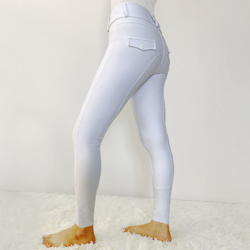 Popular Senior White Ladies Equestrian Breeches