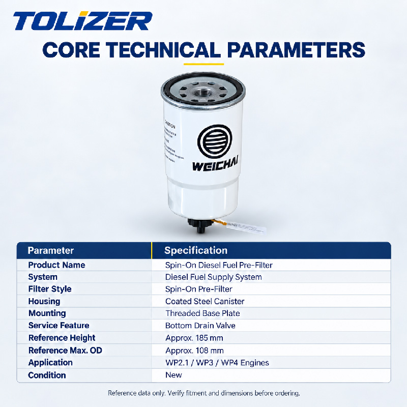 Weichai-fuel-coarse-filter