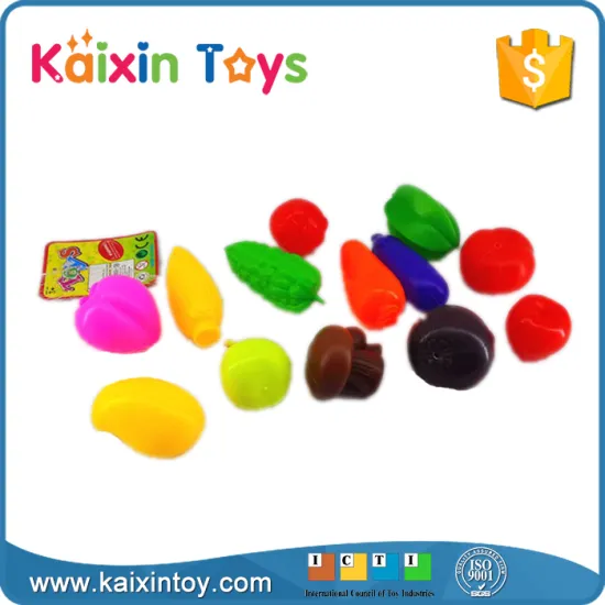 13PCS Cheap Funny Plastic Mini Fruit Toys