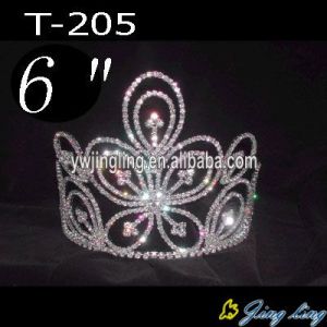 2015 New design pageant Crown Flower Shape