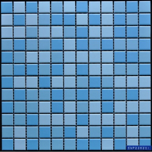 White Swimming Pool Porcelain Mosaic