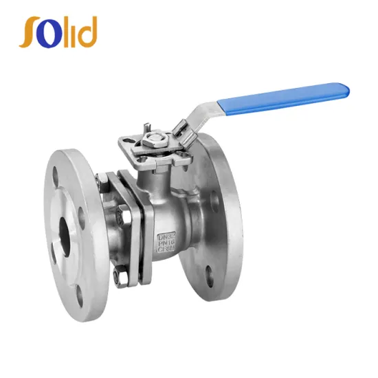 DIN A216 WCB Carbon Steel/Cast steel/CF8 2pc flange Ball valve PN16/PN25/PN40/PN64