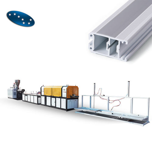 Máquina extrusora de perfiles para puertas y ventanas de PVC