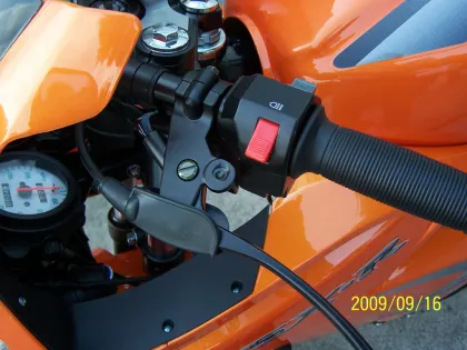 Yamaha Motorcycle Motorbile Motor 200cc Orange Drag Racing Motorcycles