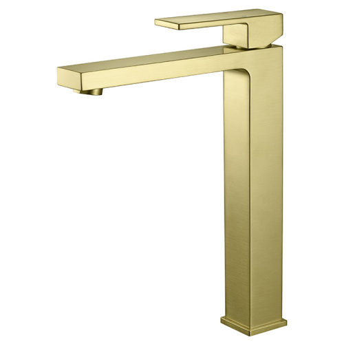 Chrome Brass Single Hole Single Handle Bathroom Faucet