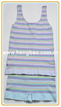 stripe underwear suit