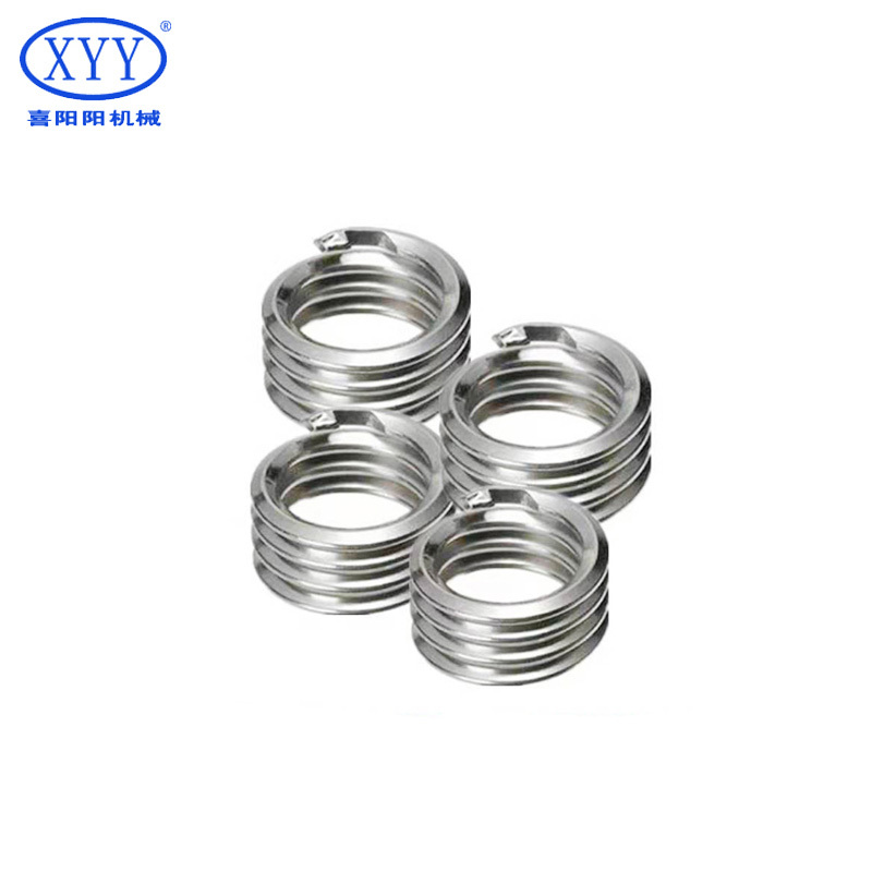 M3 Tailless Threaded Insert Fastener Custom Coil Wound Steel 304 Stainless Steel Screw Manufactured Wire Wound Fastener Producer
