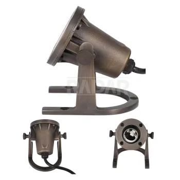 Waterproof IP68 DC12V/24V Brass Underwater LED Pool Light
