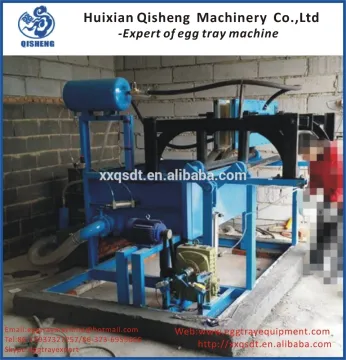 semi-auto small egg tray making machine