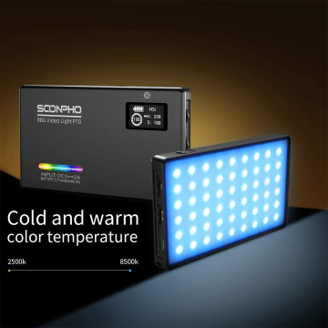 Το Soonpho P10 LED RGB Video Light Panel για στούντιο και φωτογραφία DSLR