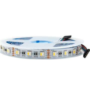 In Stock Copper Chip High Brightness SMD 5050 4In1 5M 300LEDs DC12V/24V IP65 RGBW/RGBWW Flexible LED Strip Light