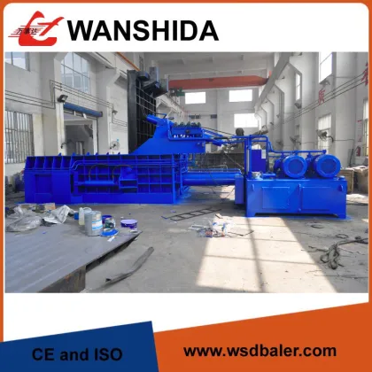 Customizable hydraulic metal baling machine