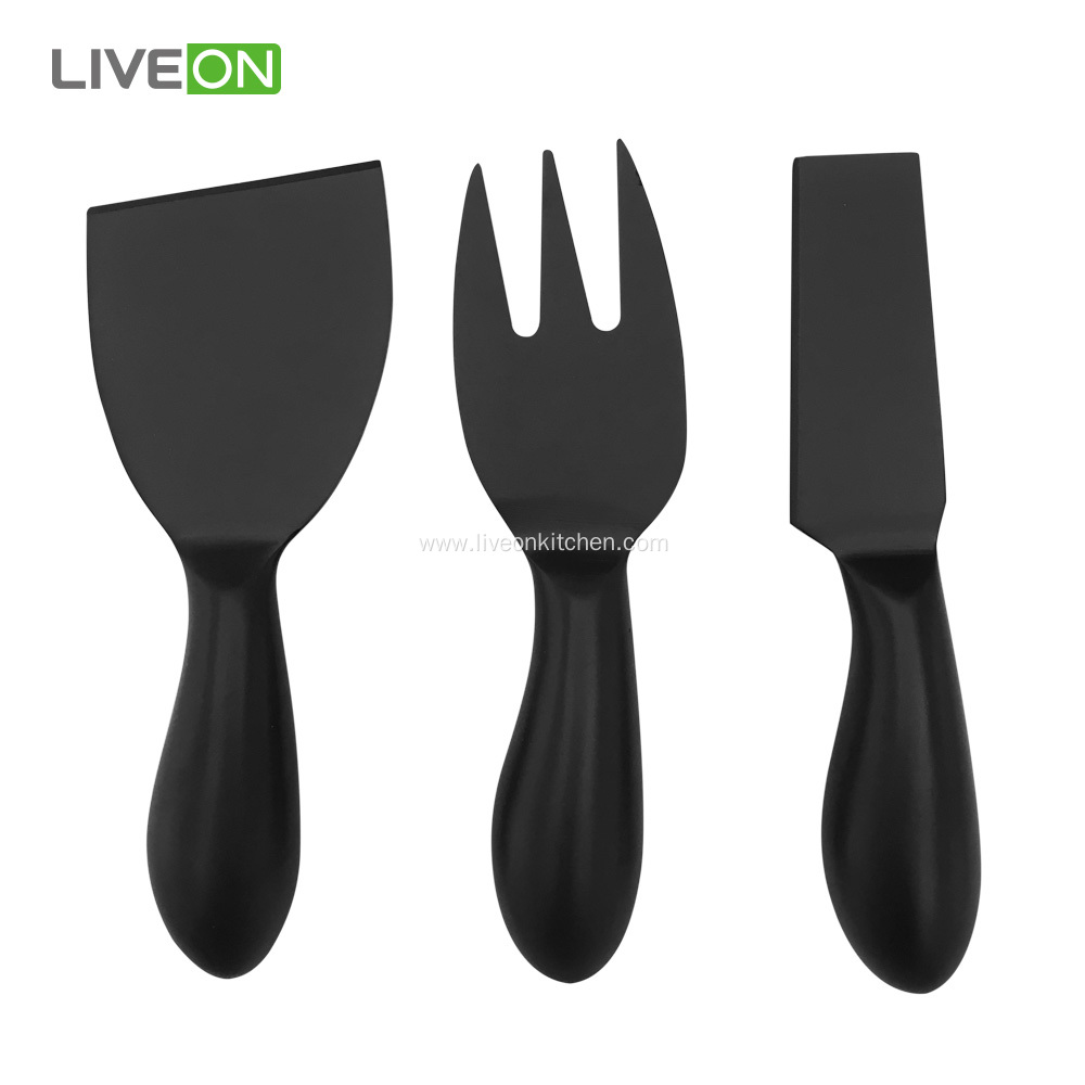 Oxide Black Cheese Knife With Block